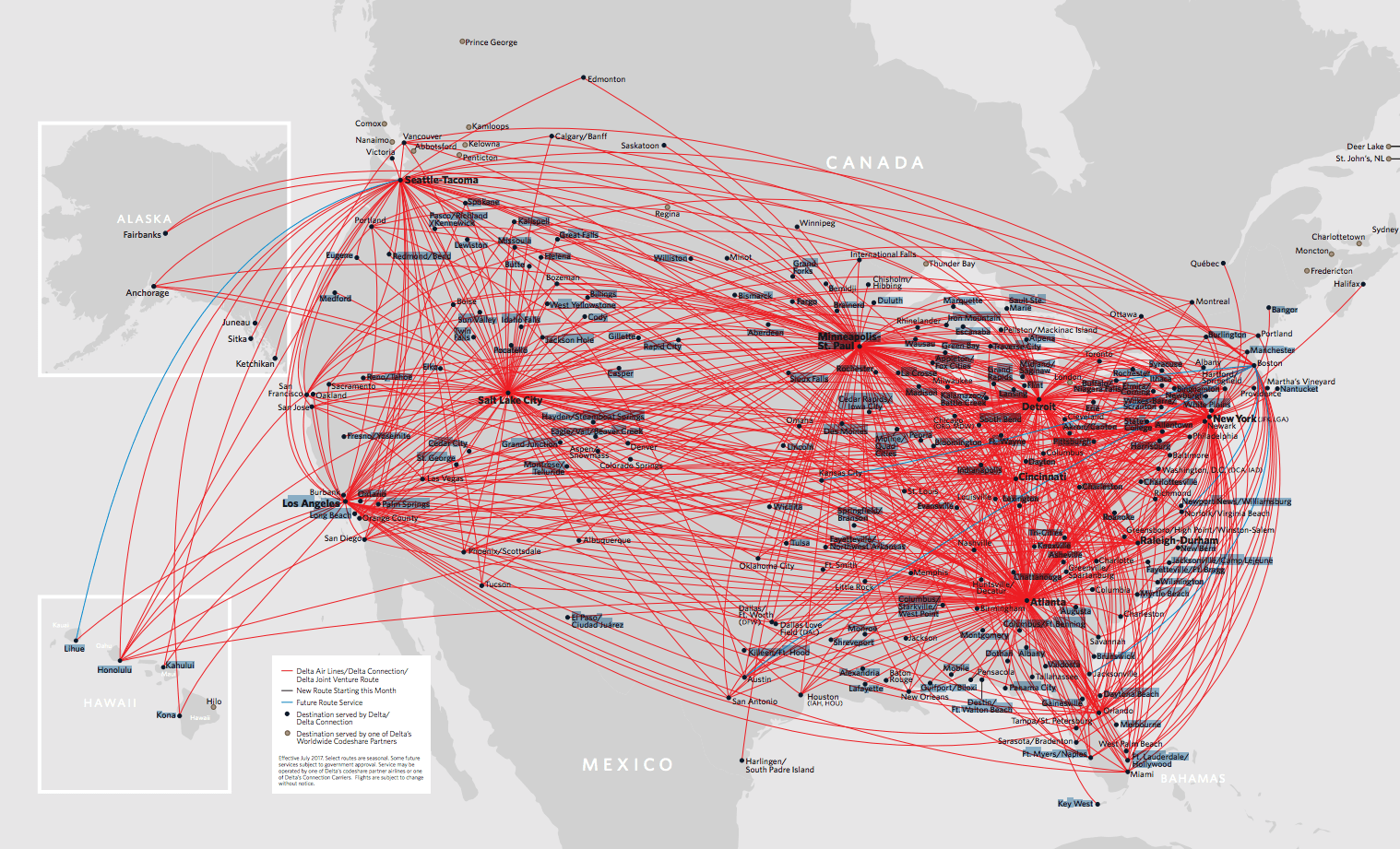 delta flight paths