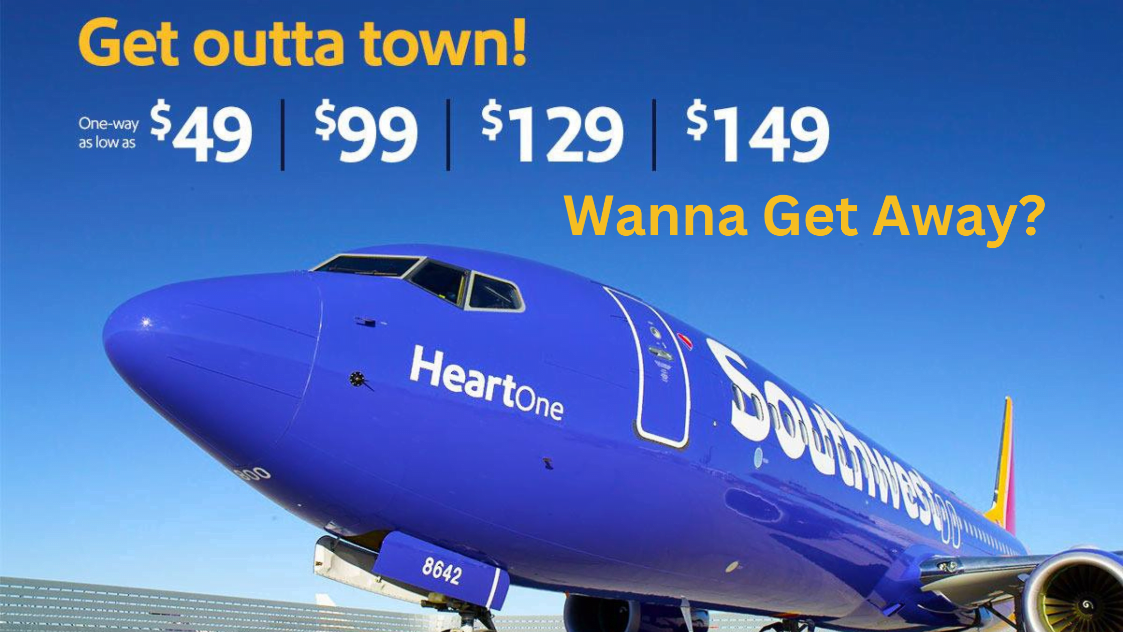 wanna get away southwest airlines